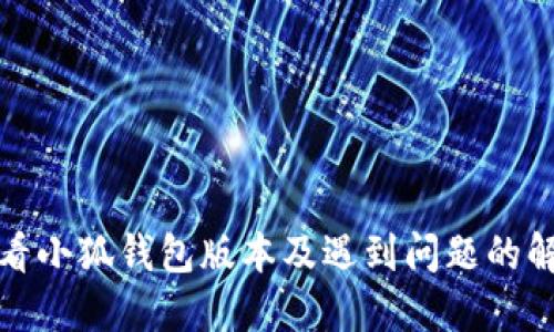 如何查看小狐钱包版本及遇到问题的解决方案