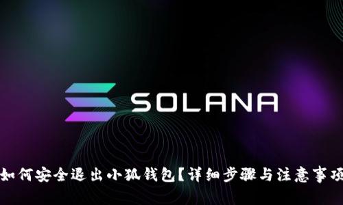 如何安全退出小狐钱包？详细步骤与注意事项
